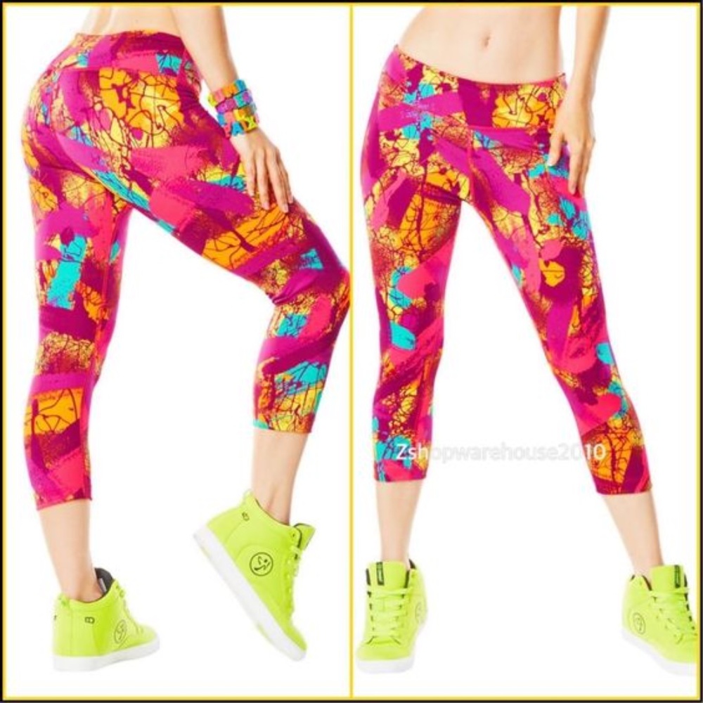 Zumba So Samba Perfect Capri Leggings XS, S, L, XXL